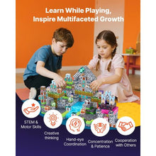 100PCS Magnetic Cemetery Zombies Blocks, STEM Construction Toy for Kids 3+