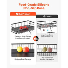 2 Layers Fruit Basket Bow  Stand Holder for Kitchen SYB-221