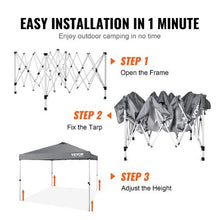 10 x 10 ft Pop Up CanopyTent Silver Coated Tarp with Portable Roller Bag and 4 Sandbags Waterproof and Sun Shelter Gazebo for Outdoor
