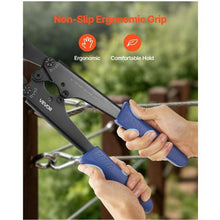 Wire Rope Crimping Tool 3/64"–1/8" Adjustable Force for Aluminum & Copper Sleeves