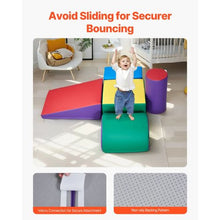 Climbing Toys, 5-Piece Foam Set for Toddlers, PU Leather Indoor Playset for Crawling & Sliding for Kids