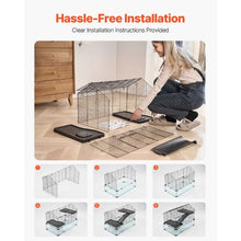 29.5"x17.3"x24" 360° Hamster Cage – Ventilated Habitat with Water Bottle