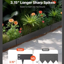 39 x 5 Inch Black Rust-Resistant Garden Edging Border Steel Landscape Edging ZY-39X5-5Black (Pack of 5)