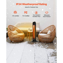 1500W Infrared Heater with Remote Control for Indoor/Outdoor T01-G15Y
