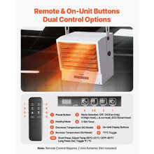 15000-Watt Electric Garage Heater with Remote Control  for Indoor Workshop Warehouse