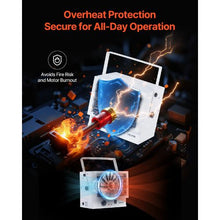 Electric Garage Heater 5000-Wattfor 2 Cars Overheat Protection & 3 Adjustable Angles