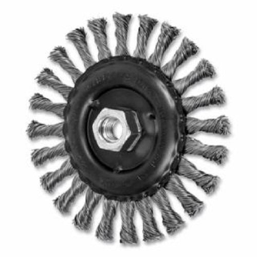 6 Inch Stainless Steel Full Cable Twist Knot Wheel Brush 419-82602 (Pack Of 10)