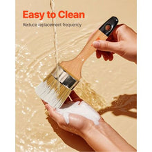 4-Piece Chalk Wax Paint Brush Set Natural Bristle Brushes, For Furniture Acrylic & Milk Paint