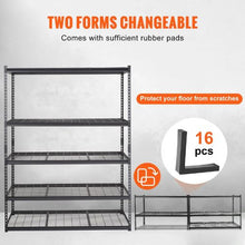5-Tier Heavy Duty Storage Shelving Unit 2000 lbs Capacity