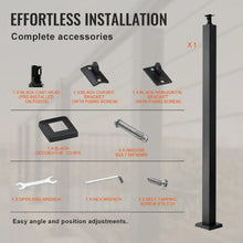 36" Stainless Steel Cable Support Post No Pre-Drilled Holes