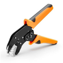 Ratcheting Wire Crimping Tool 24–12 AWG Adjustable Pressure Quick Release