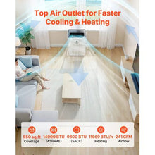 14,000 BTU Portable Air Conditioner & Heater - 5-in-1 AC Unit with Remote 24H Timer & Sleep Mode