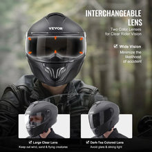 Full Face Motorcycle Helmet with Dual Visor DOT Approved for Men & Women (Medium)