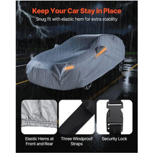 Waterproof Car Cover for Dodge Challenger Custom-fit All Weather Protection (Silver)