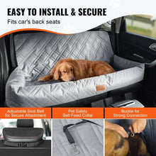 100 lbs Dog Booster Car Seat Pet Car Seat Small Dog up to Gray for Car JBS-PCS-002-GRAY