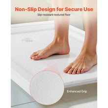 60 x 36 Inch Shower Pan Single Threshold Shower Base with Left Drain (White)