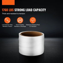 3/4" x 0.03", 330 Ft Roll 1763 lbs Load Capacity Industrial Fiber Woven Banding Strap