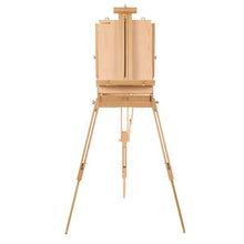 French Easel Foldable Portable Sketchbox Beech Wood Adjustable Height & Angle Drawer & Palette