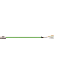 Igus MAT9841798 (3x(4x0.14)+(2x0.14+2x0.34)+2x1.5)C Threaded DIN 623 Connector Allen Bradley 2090-CFBM4DF-CEAFxx Feedback Cable