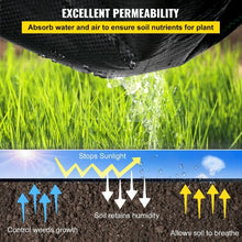 5 x 250' Ft Premium Woven Ground Cover Heavy Duty PP Material and Easy Setup 5 Oz Weed Barrier Landscape Fabric VV-WB-5250