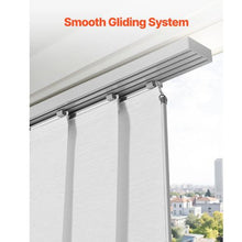 Panel Track Blinds 45.8–86" W Up to 96" H Adjustable Vertical Blinds (White)