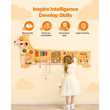 Puppy Activity Wall Panel 12 Montessori Sensory Toys for Kids 3-12 Ideal for Toddler Playroom or Classroom