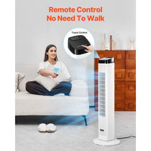 Tower Fan, 22 ft/s Velocity  Quiet 70° Oscillation 3 Speeds 4 Modes 12H Timer Portable Bladeless Fan with Remote Control for Bedroom Office Home