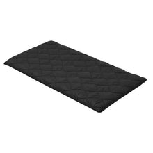 Japanese Tatami Mat Twin Size Foldable 9-Layer Floor Mattress with Storage Bag for Sleeping Meditation & Yoga (Black)