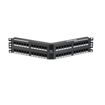 48 Port DataPatch Cat5e Angled Punchdown Panel 2RU DPA485E88TGY