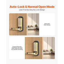 14 Key Mechanical Keyless Entry Door Lock  with Handle  for Home Office Fence Garage