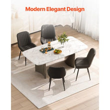 Modern Dining Room Accent Chairs for Dining Tables, Space-Saving Kitchen Table (Set of 4)