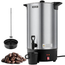 100 Cups Commercial Coffee Urn Stainless Steel Quick Brewing for Easy Cleaning Silver