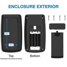 Easy Install AAA Battery With Circuit Storage Black Box Hand Held Enclosure H45AAABK
