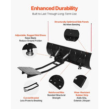 Snow Plow Blade, 43–60 in Adjustable Universal ATV/UTV Plow Kit