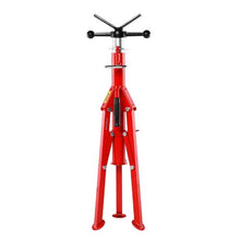 2500lbs V Head Pipe Stand Adjustable Height Pipe Jack Stands Folding for Pipe HS2500