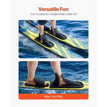 67" Adult Water Skis – Combo Skis with Adjustable Bindings & Rear Toe Plate Up to 300 lbs