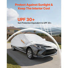 Waterproof Car Cover for Toyota Camry Custom-fit All Weather Protection (Silver)