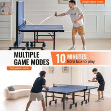 25 mm Table Tennis Table with Quick Clamp Net & Wheels  for Kids & Adult