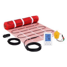 20 Sq.ft Electric Floor Heating Mat with Digital Thermostat & Installation Monitor