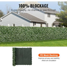59" x 118" Greenery Ivy Fence with Mesh Backing & Strengthened Joints – Artificial Green Wall Screen Dark Green Backcloth JNF007