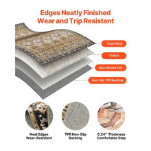 9 x 12 Ft Large Area Rug Mat for Resistant Floor FGFZLS9-12FT