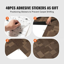 24 X 24 In Tiles Reusable Squares With Padding Attached  for Bedroom Living Room (24 Pcs)