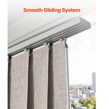 Panel Track Blinds 45.8–86" W Up to 96" H Vertical Blackout Blinds (Brown)