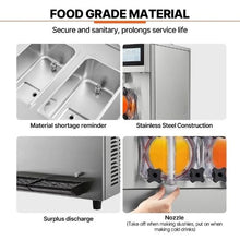 2 x 12L Commercial Slushy Machine for Party Cafes Restaurants Bars Home