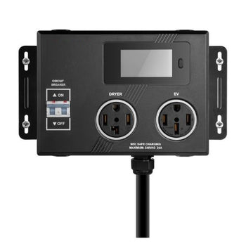 NEMA 14-30P to 14-30R & 14-50R Splitter Receptacles for Dryer and EV Charging