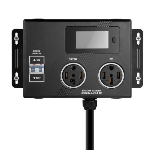 NEMA 14-30P to 14-30R & 14-50R Splitter Receptacles for Dryer and EV Charging