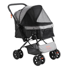 4 Wheels Dog Stroller With 44lbs Detachable Carrier DTC-608