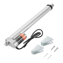 12V Linear Actuator 12-Inch 220 LBS (1000N) 0.55 in/s, IP54 Mounting Bracket