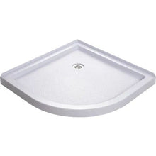 Shower Enclosure Base and QWALL-4 Shower Backwall Kit Prime DL-6153-01FR