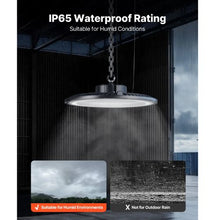LED High Bay Lights 200W 30000LM UFO Warehouse Shop Lights 5000K Daylight IP65 Waterproof 100-277V (10 Pack)
